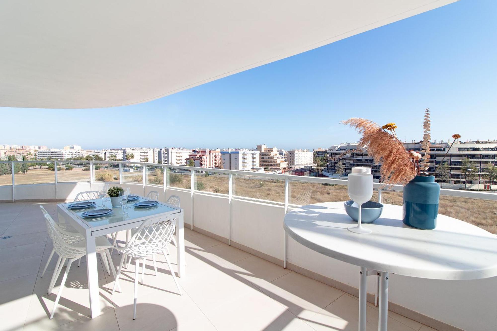 Global Properties, Moderno Apartamento Con Gran Terraza Y Vistas Al Mar Canet d'En Berenguer Exterior photo